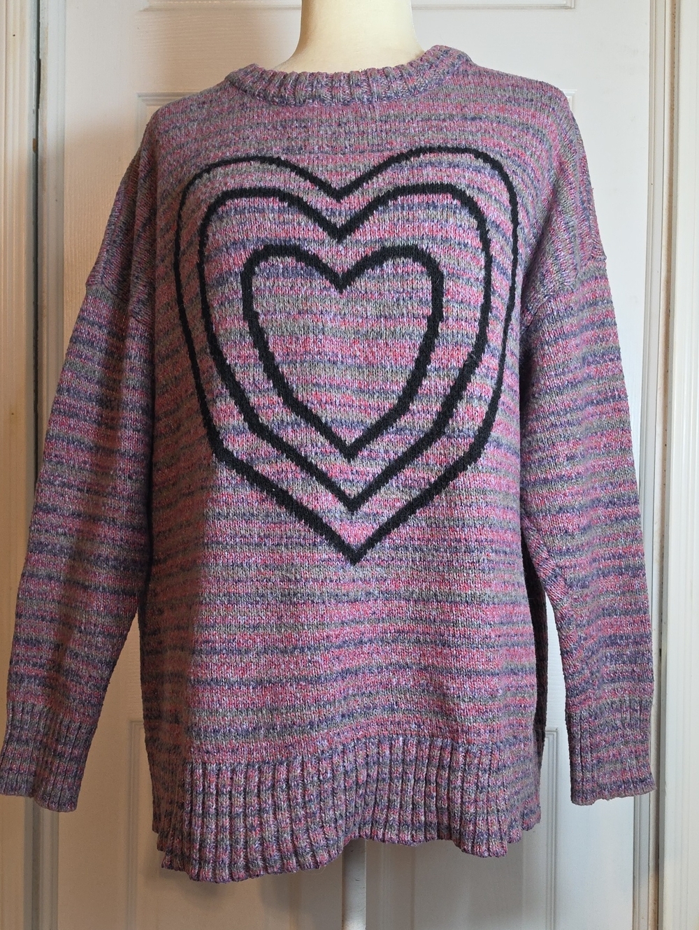 So Triple Heart Sweater